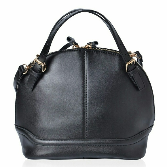 (New) Black Print Quil Handbag - Picture 3 of 4